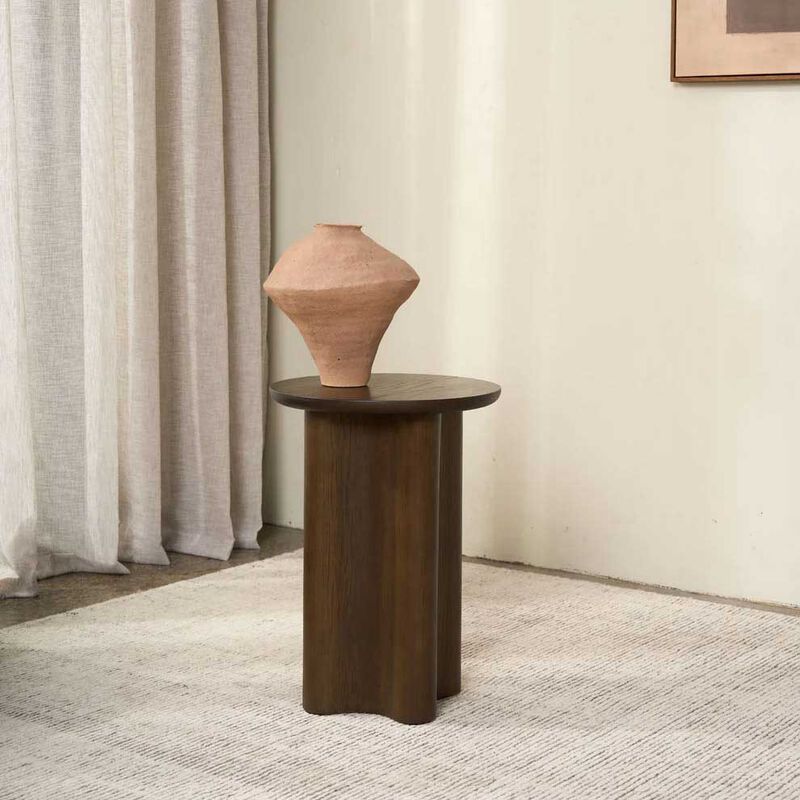 NED Collections Luma Side Table - Brown Oak image number 3